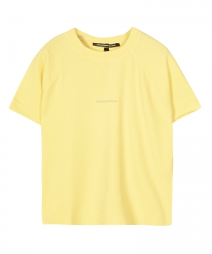 Sleeveless sweater Logo 1100 Lemon