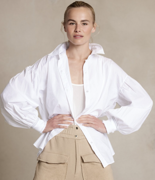Oversized blouse white 1001 White