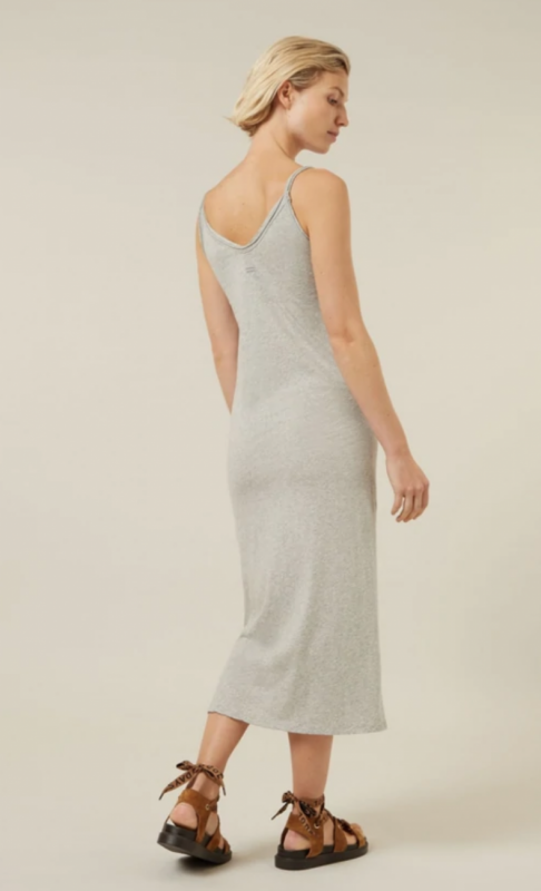 Strappy Dress 4001 Light Grey