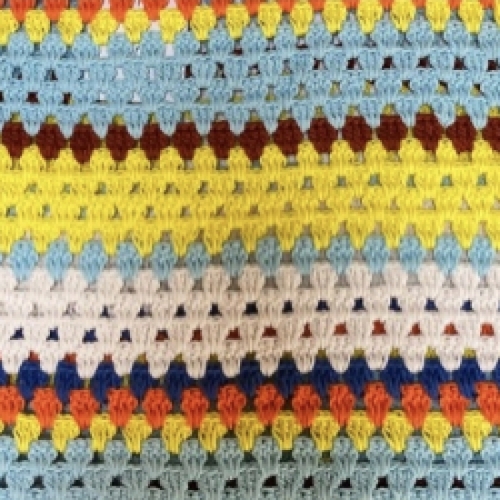 Top crochet Blu Blue