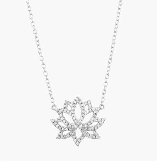 Chain lotus silver sterling silver