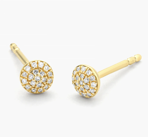 Earring yellow gold yellow gold