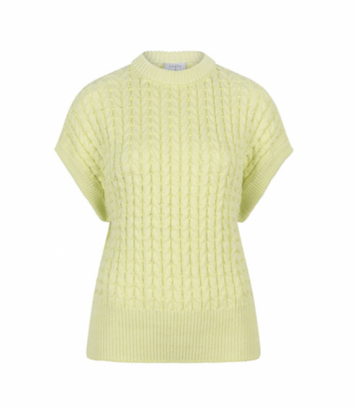 Cobra cable knit top 225 Bitter Lime