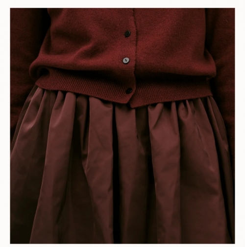 Evans skirt 077 Oxblood