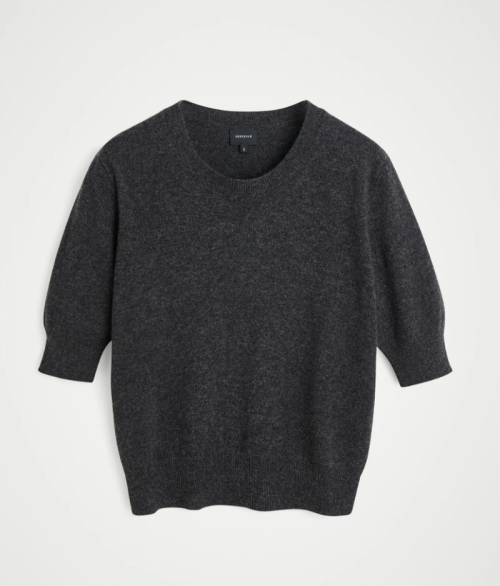 Therese knit blouse Dark grey