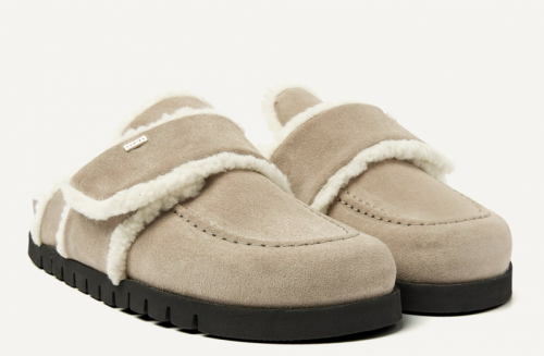 Teddy fur 23S Taupe Suede