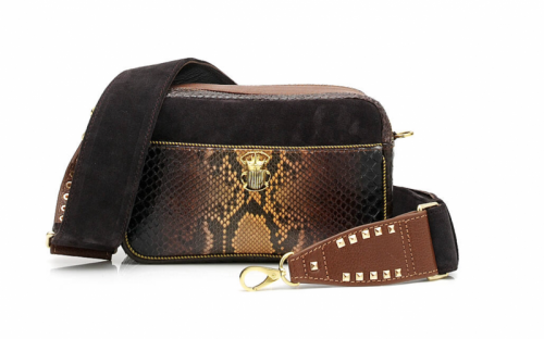 Python bag Lily Tiger eye stone